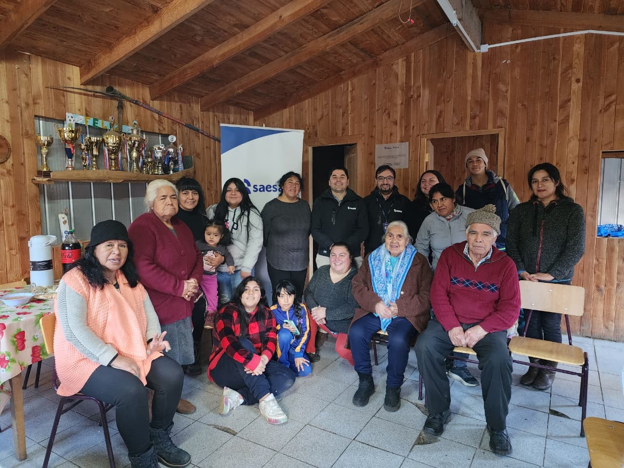 Saesa conecta sede social a la energía eléctrica en sector rural de Tralcapulli