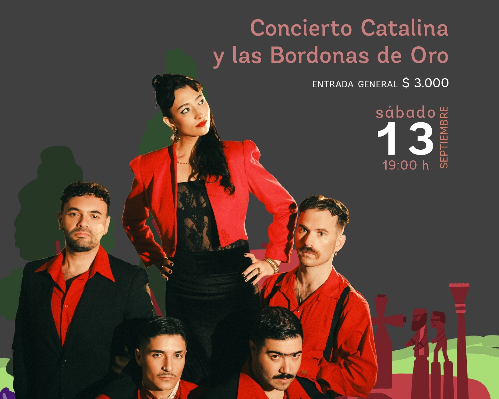 “Noche de Boleros” con Catalina y las Bordonas de Oro en Panguipulli