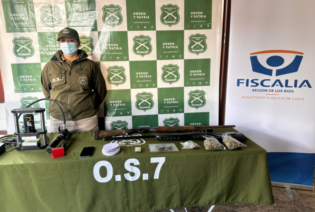 Desarticulan acopio y elaboración de droga en sector Ñancul Alto