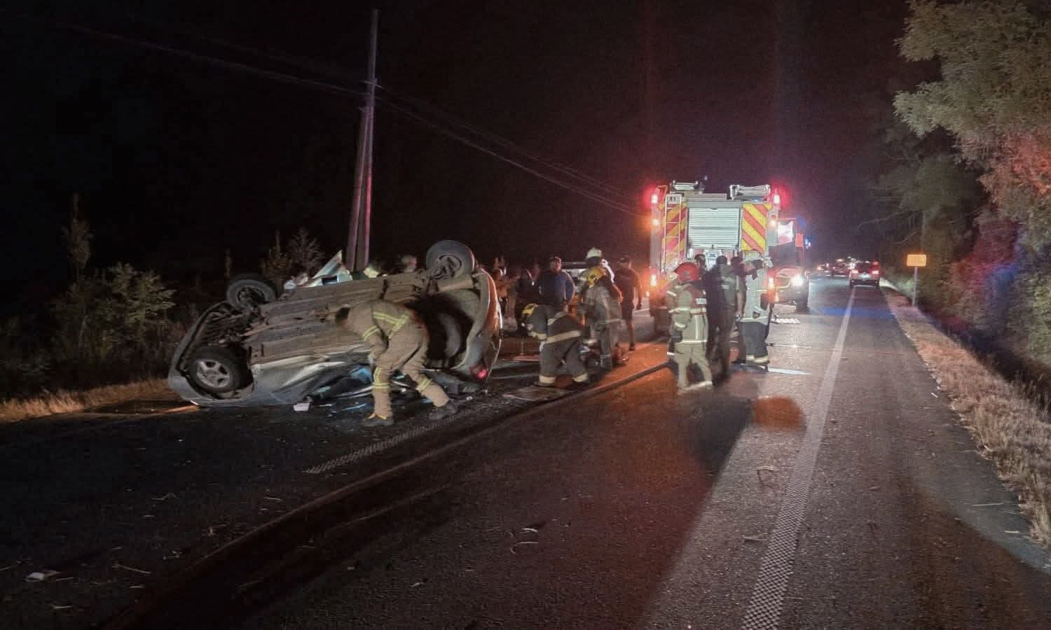 Accidente vehicular cerca de Melefquén dejó una persona con lesiones graves