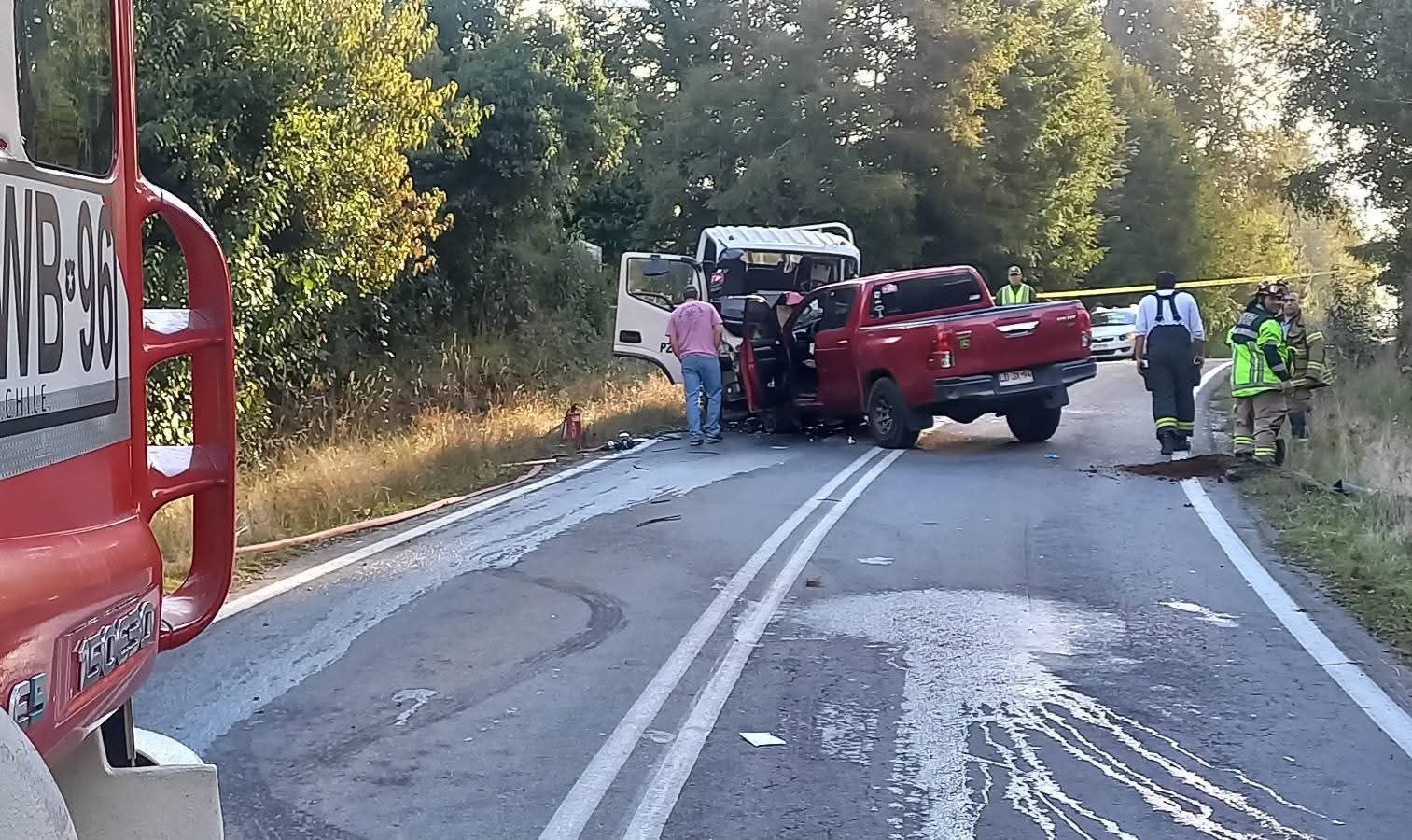 Accidente al interior del sector Puyehue deja dos lesionados